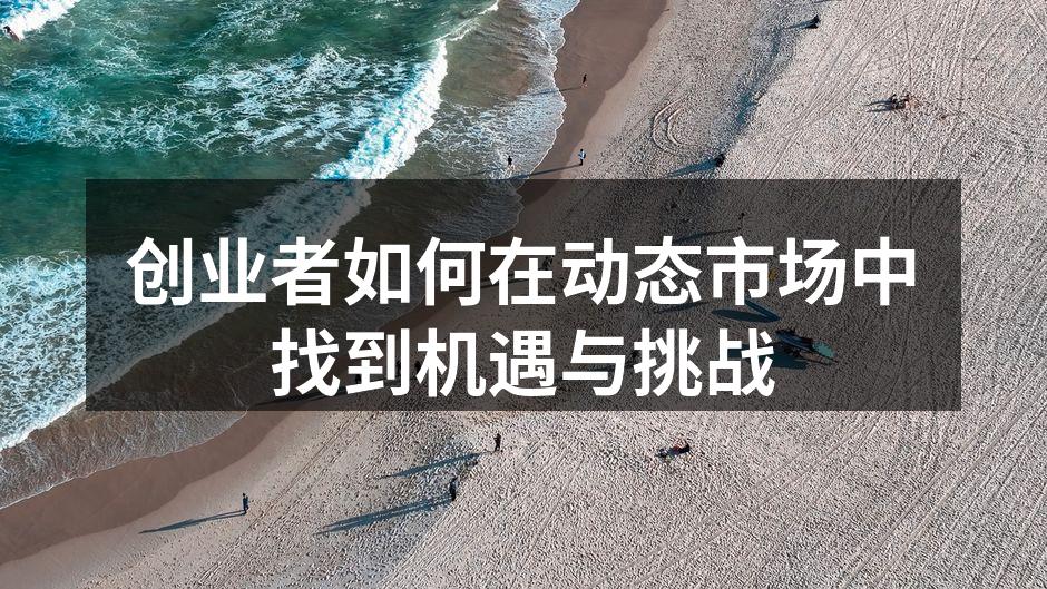 创业者如何在动态市场中找到机遇与挑战